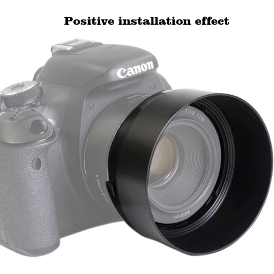 50mm Lens Hood for Canon EF 50mm f/1.8 STM ES-68